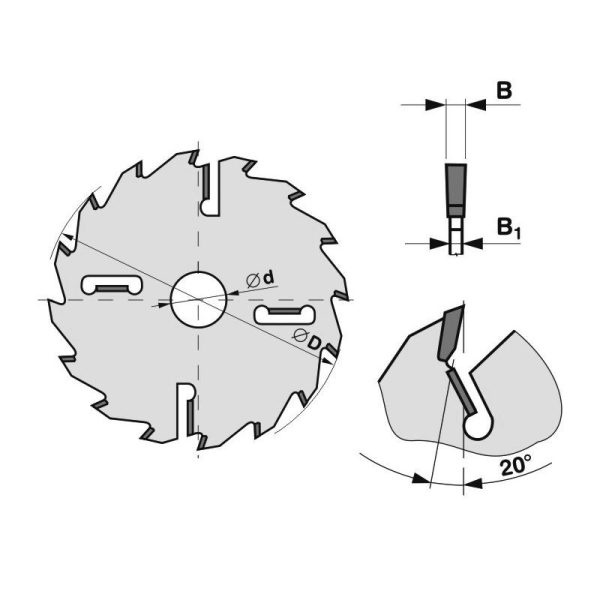 SIERRA CIRCULAR PARA MULTILÁMINA - FREZITE 868